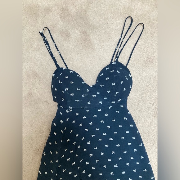 Cute maxi dress with bow in the back, size S/XS - Picture 2 of 9